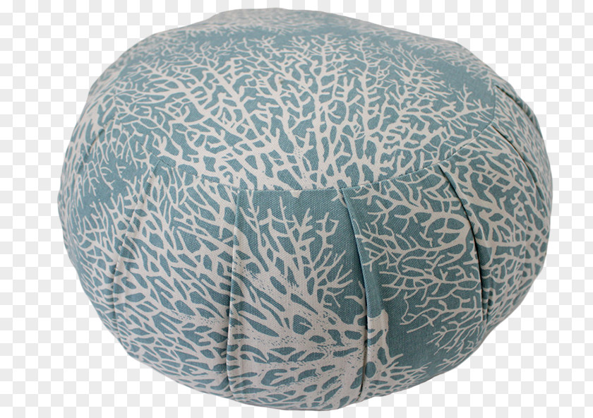 Ocean Coral Zafu Cushion Zabuton Kapok Tree Meditation PNG