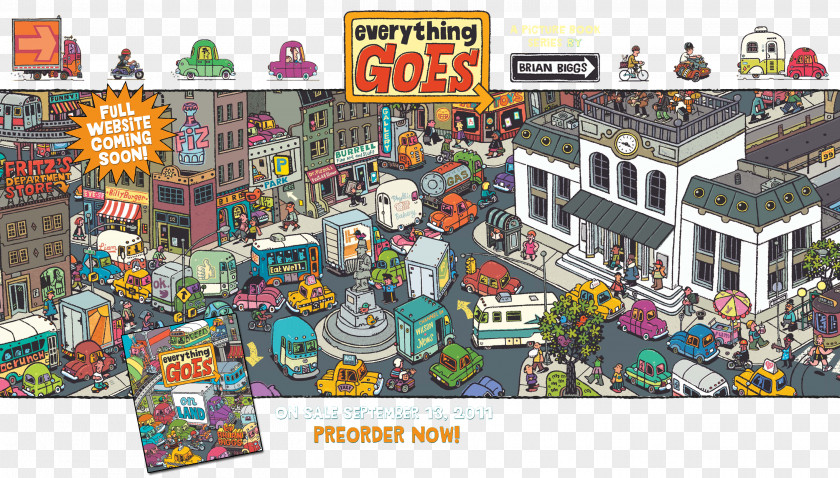 Car Everything Goes: On Land Vehicle Book Game PNG