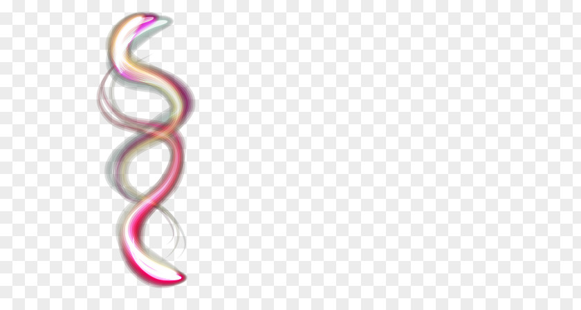 Colorful Curve Snake PNG