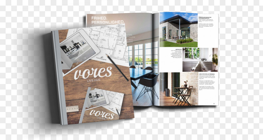 Ethus Summer House Mockup Catalog Poster PNG