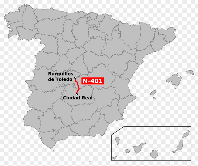 Map Spain Vector PNG