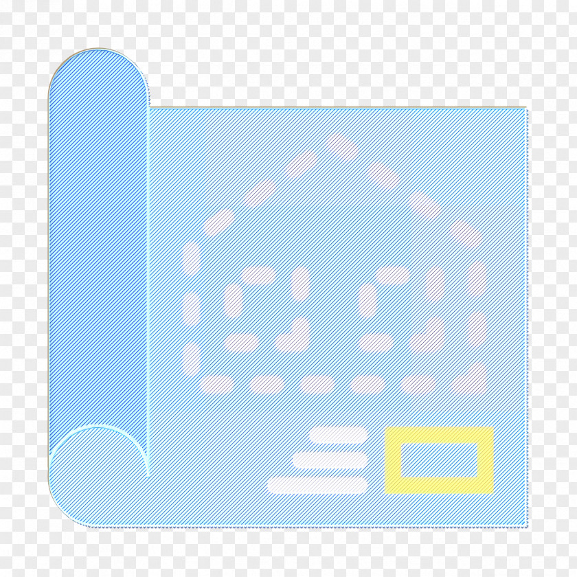 Rectangle Sky Essential Icon Blueprint PNG