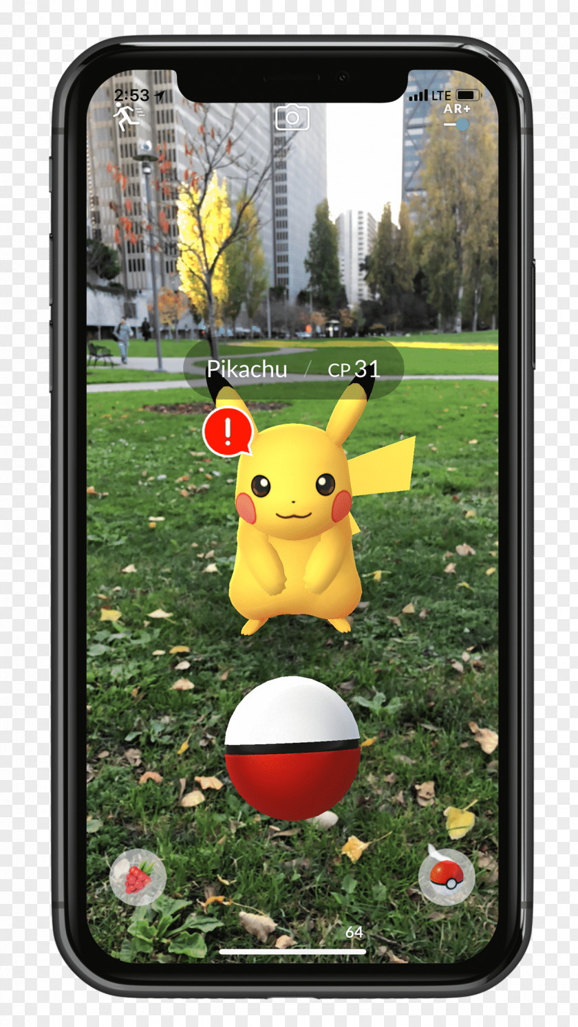Santahat Pikachu Pokémon GO Augmented Reality PNG