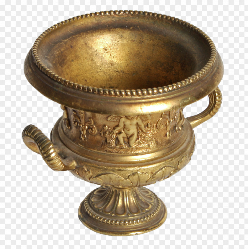 Vase 01504 Bronze Urn Material PNG