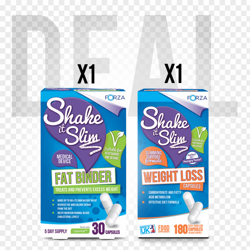 Weight Loss Meal Replacement Forza Shake It Slim Starter Pack Dietary Supplement PNG
