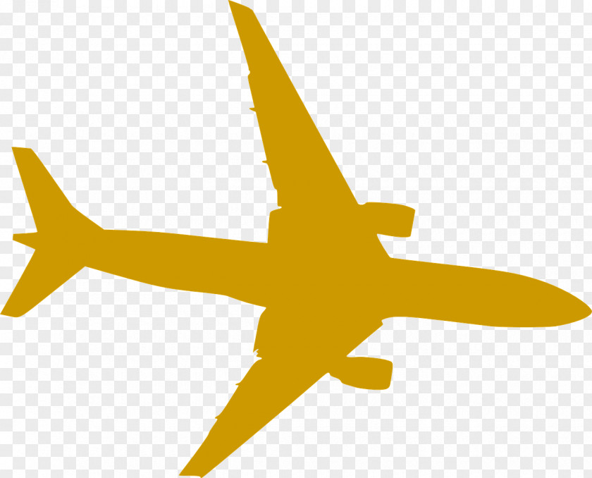 Aircraft Airplane Silhouette Clip Art PNG