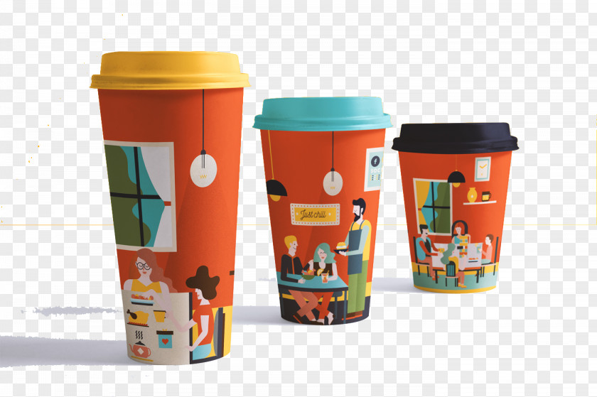 Color Mug Coffee Cup Cafe Brand PNG