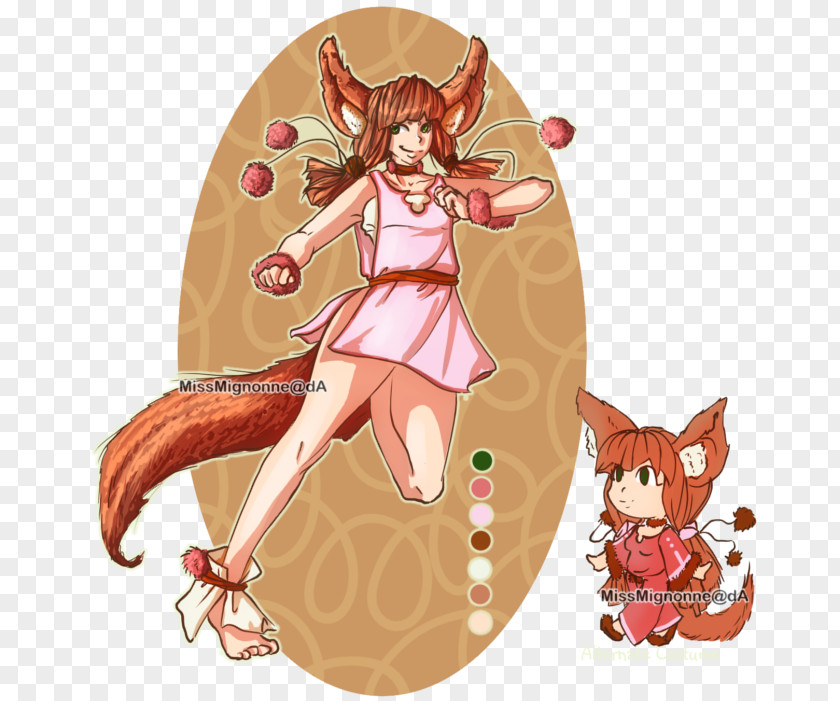 Kemonomimi Costume Design Cartoon Legendary Creature PNG