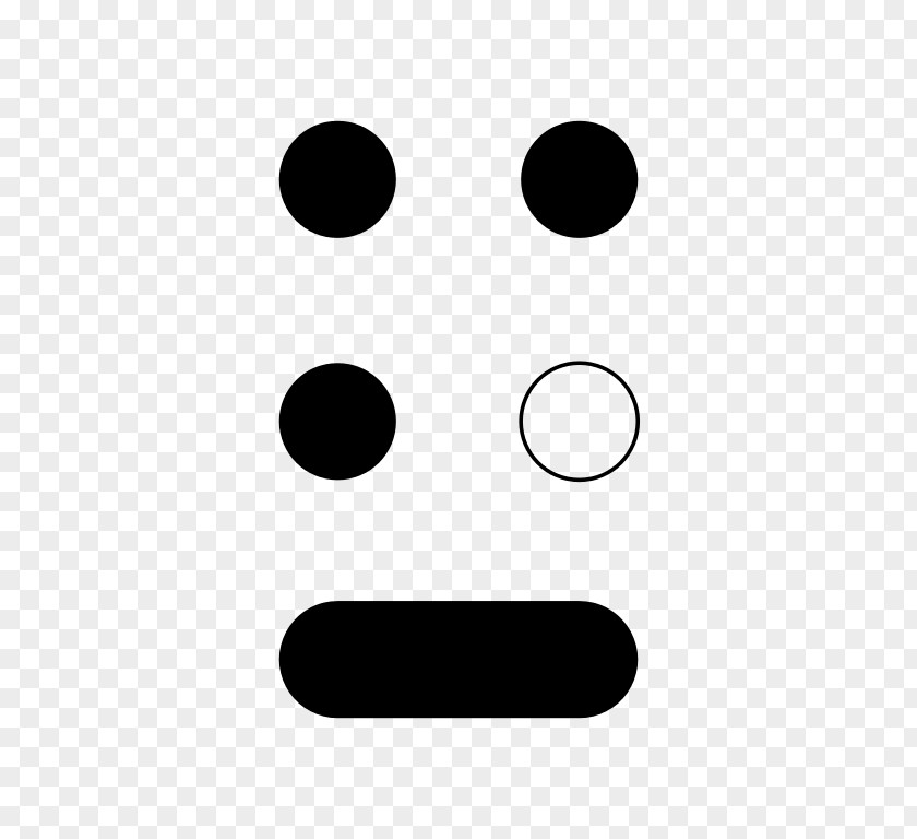Pattern DOTS Line Point Nose White Font PNG