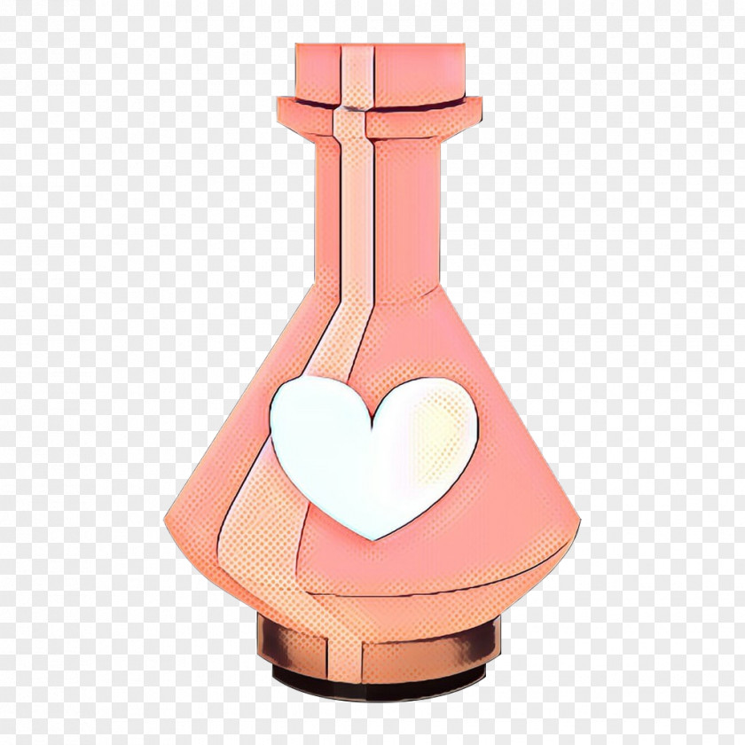 Peach Heart Pink PNG