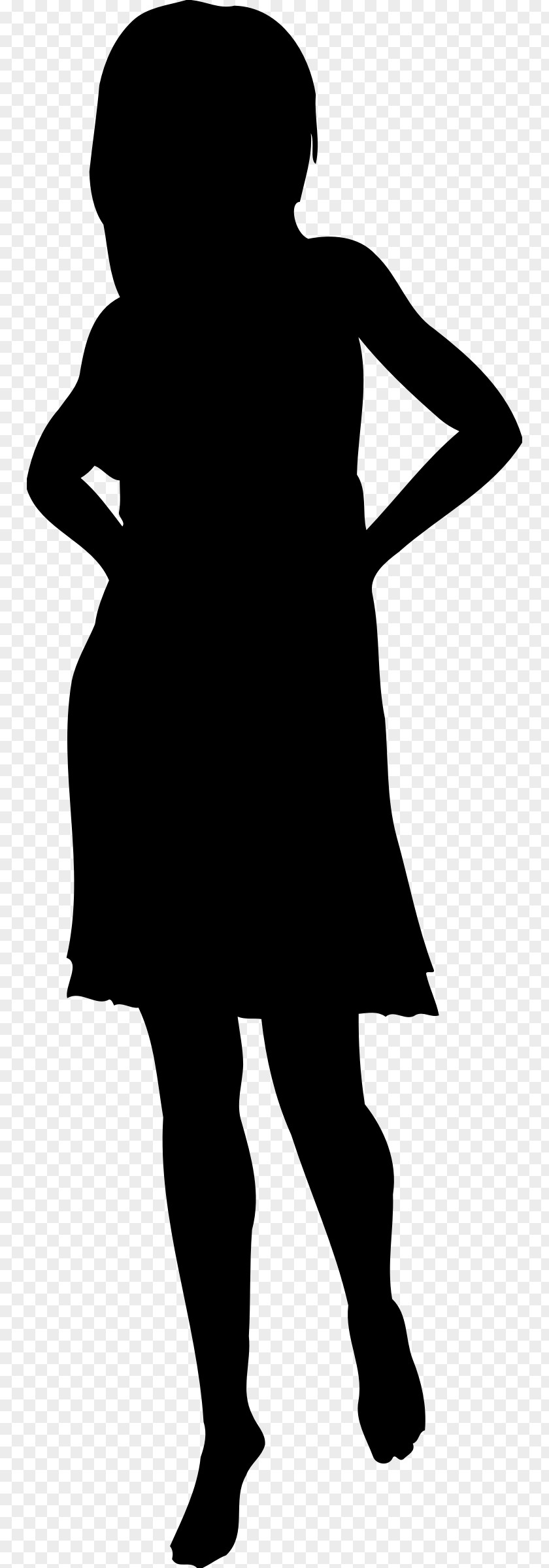 Silhouette Female Clip Art PNG