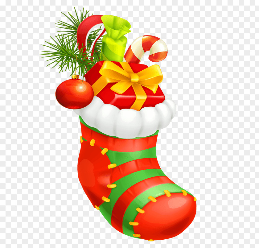 Decorative Christmas Stocking Santa Claus Graphics Stockings Clip Art Ornament PNG