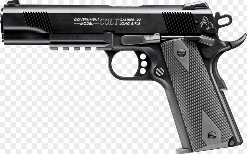 M1911 Pistol .22 Long Rifle Colt's Manufacturing Company Carl Walther GmbH PNG pistol GmbH, Handgun , silver Colt Caliber semi-automatic clipart PNG