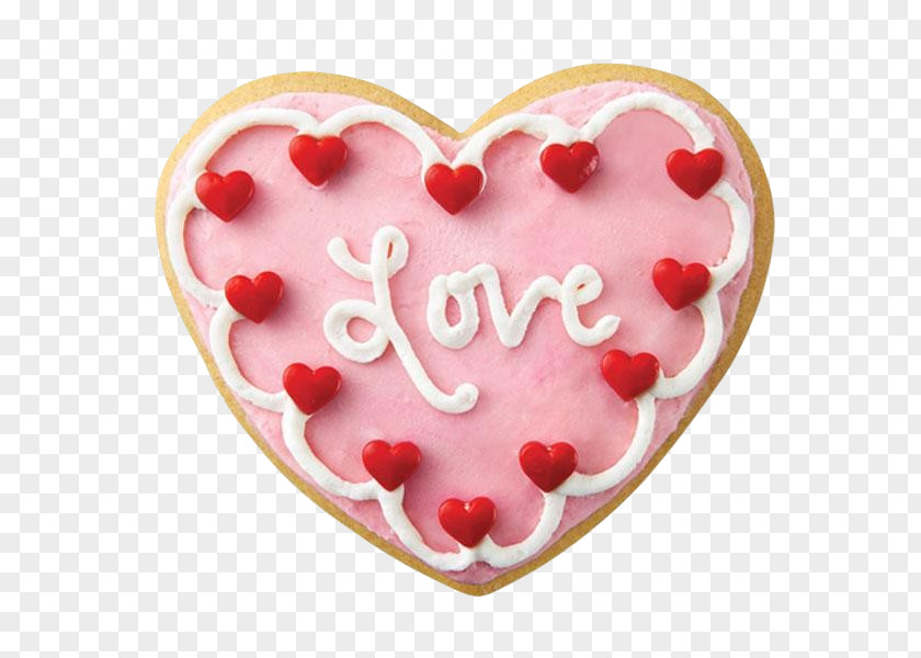 Valentine's Day Sugar Cookie Frosting & Icing Petit Four Starbucks PNG