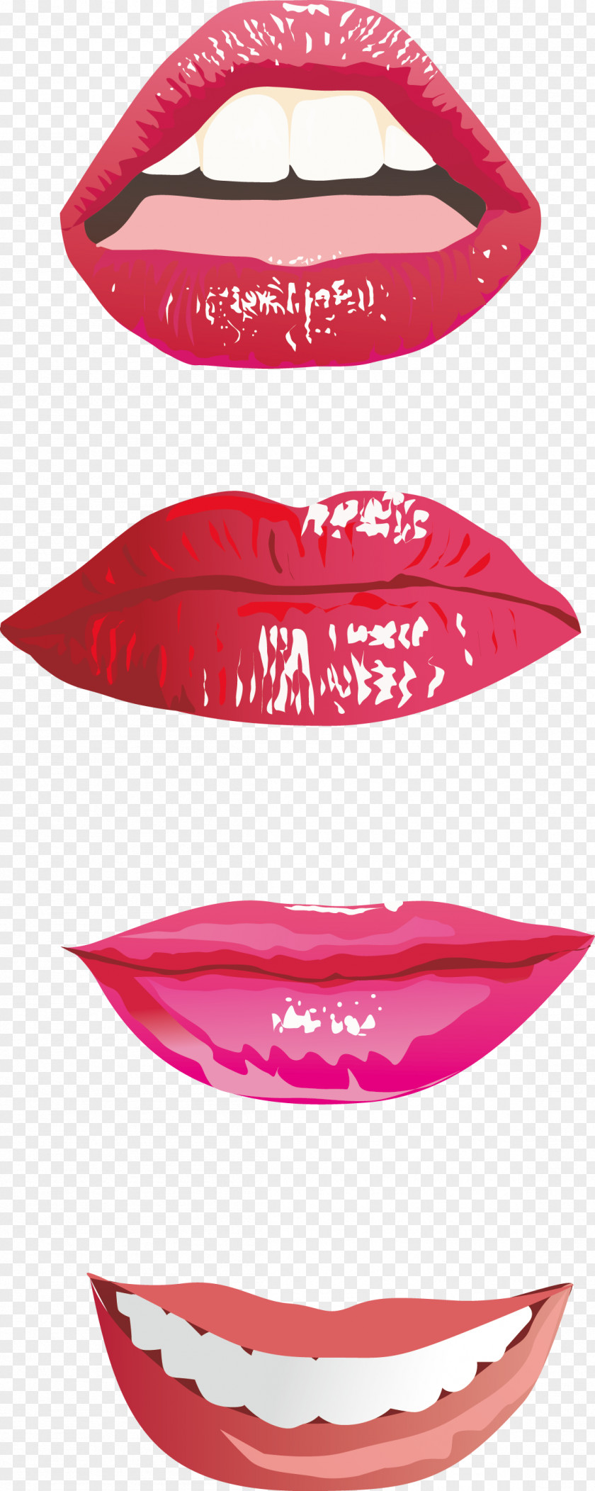 Pink Lips Lip Mouth Smile Stock Photography PNG