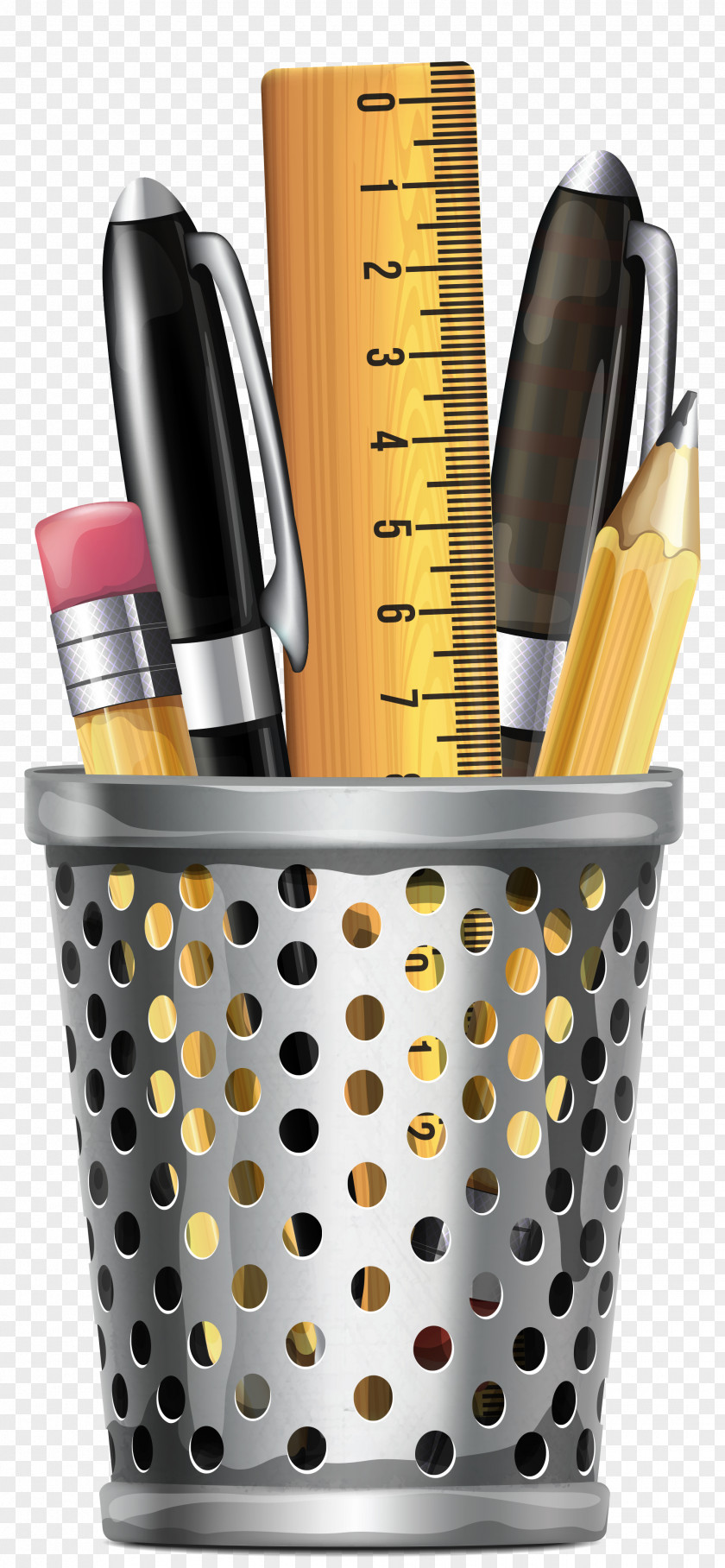 Transparent Metal Cup Vector Clipart Marker Pen Ballpoint PNG