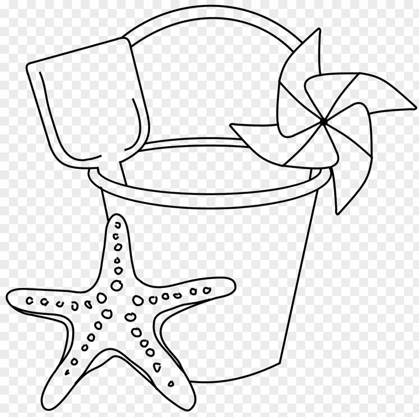 Enjoy Your Summer Vacation Sand Beach Bucket Drawing Clip Art PNG