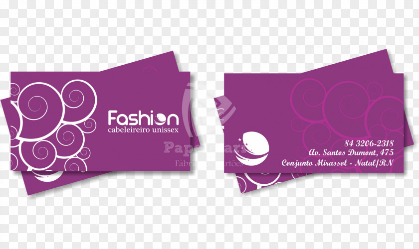 Design Business Cards Salão Fashion Logo Credit Card PNG