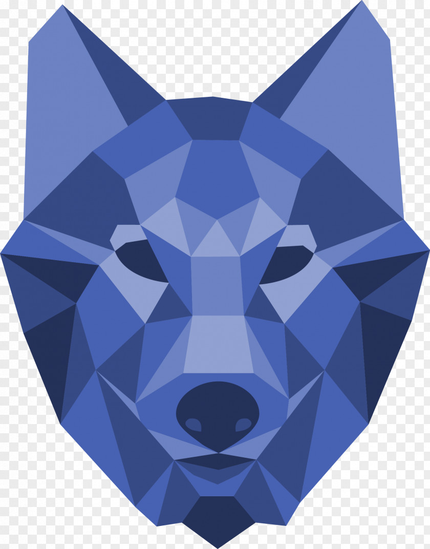 Geometric Background Gray Wolf Geometry Art Drawing PNG