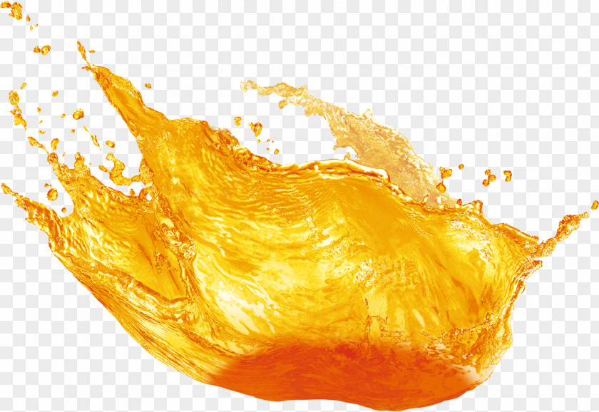 Mango Juice Splash Orange Fruit PNG