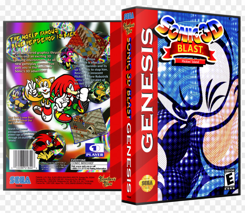 Sonic The Hedgehog 3D Blast 3 Mega Drive PNG