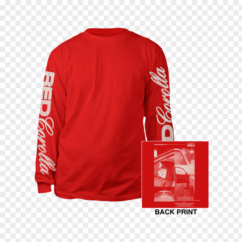 T-shirt Long-sleeved Sports Fan Jersey The Red Corolla PNG