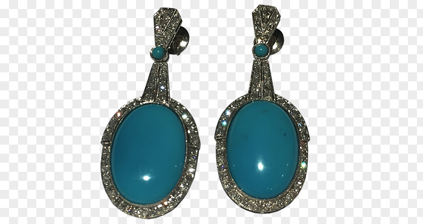 Turquoise Earrings Vintage Diamonds Earring Jewellery PNG