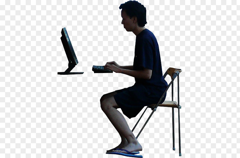 Chair Computer Sitting Table PNG