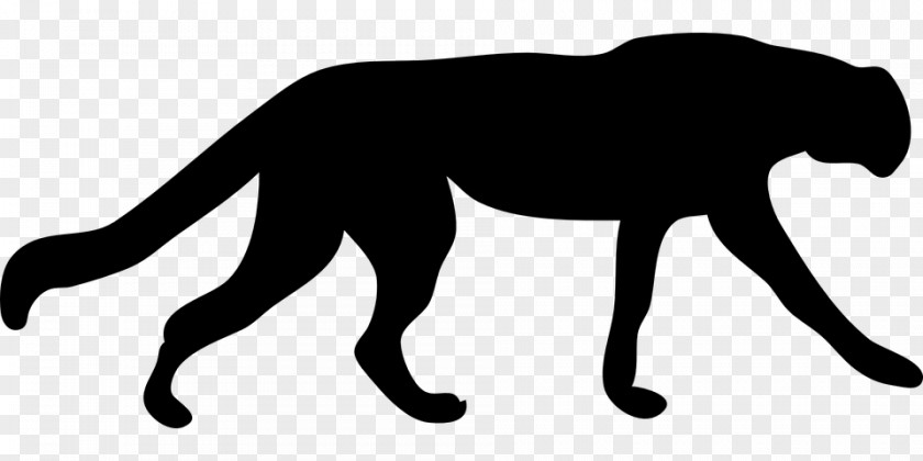 Cheetah Felidae Leopard Silhouette Clip Art PNG