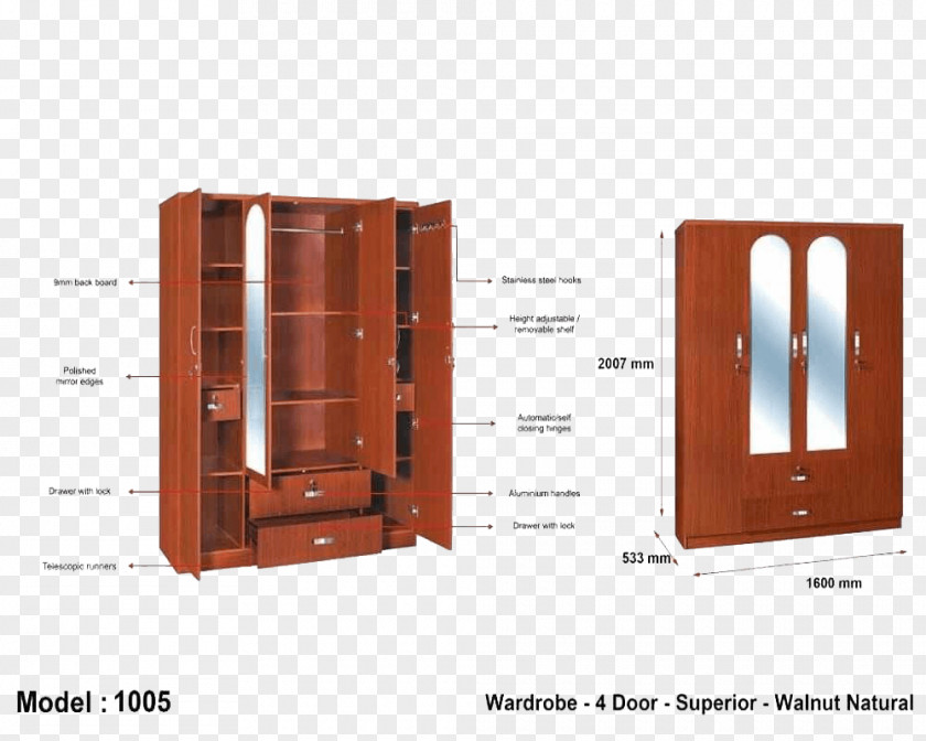 Cupboard Furniture Armoires & Wardrobes Closet Shelf PNG