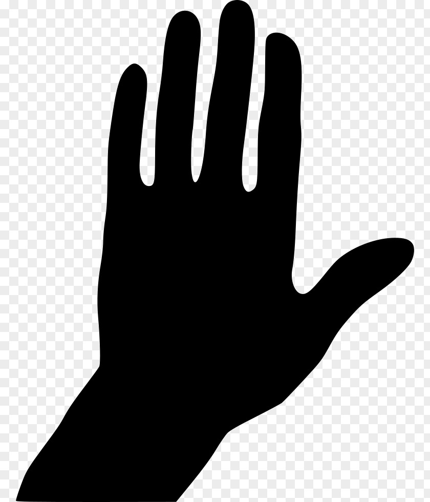 Silhouette Thumb Hand Model Glove Clip Art PNG