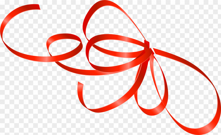 Beautiful Red Bow Tie Ribbon PNG