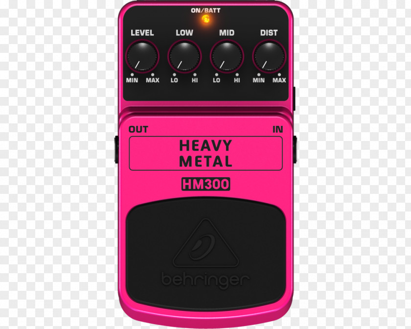 Behringer Heavy Metal HM300 Effects Processors & Pedals BEHRINGER Distortion HD300 PNG