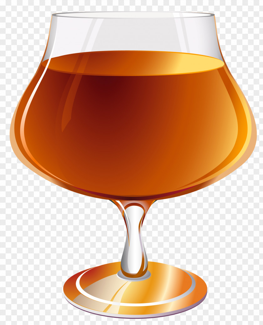 Cognac Brandy Wine Glass Snifter Clip Art PNG