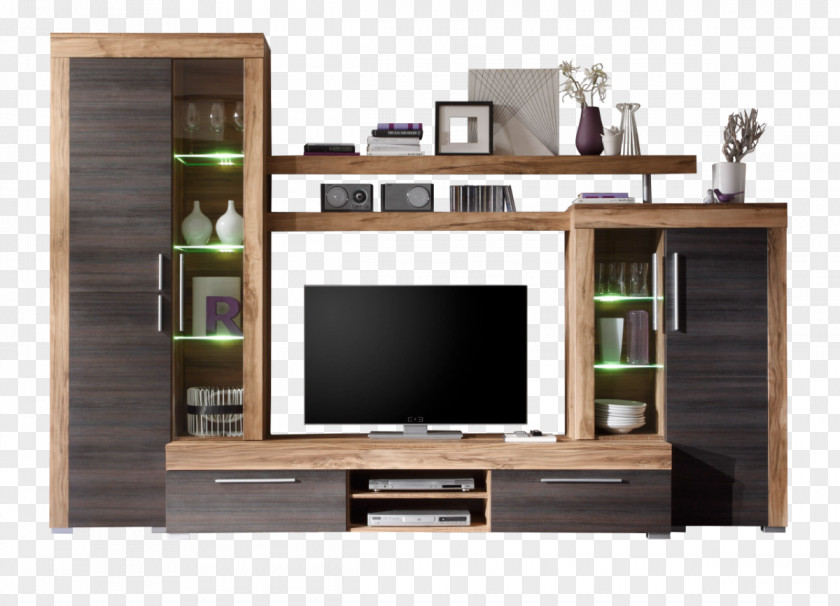 MODERN HOUSE Furniture SB Möbel Boss Living Room Wall Unit Oak PNG