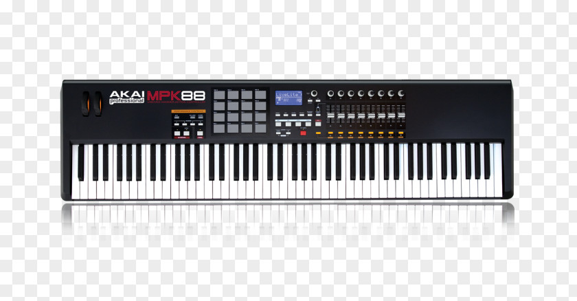 Musical Instruments Akai MPK88 Computer Keyboard MIDI Controllers PNG