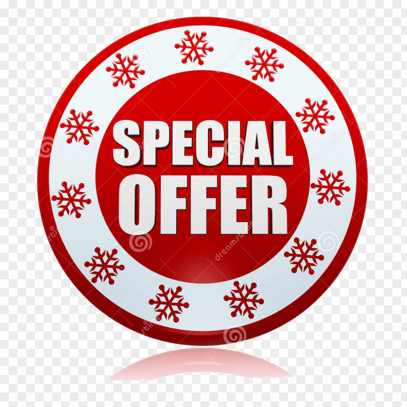 Offer Christmas Symbol Banner Clip Art PNG