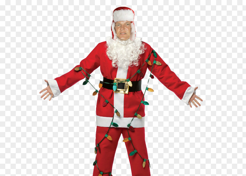 Santa Claus Halloween Costume Christmas Suit PNG