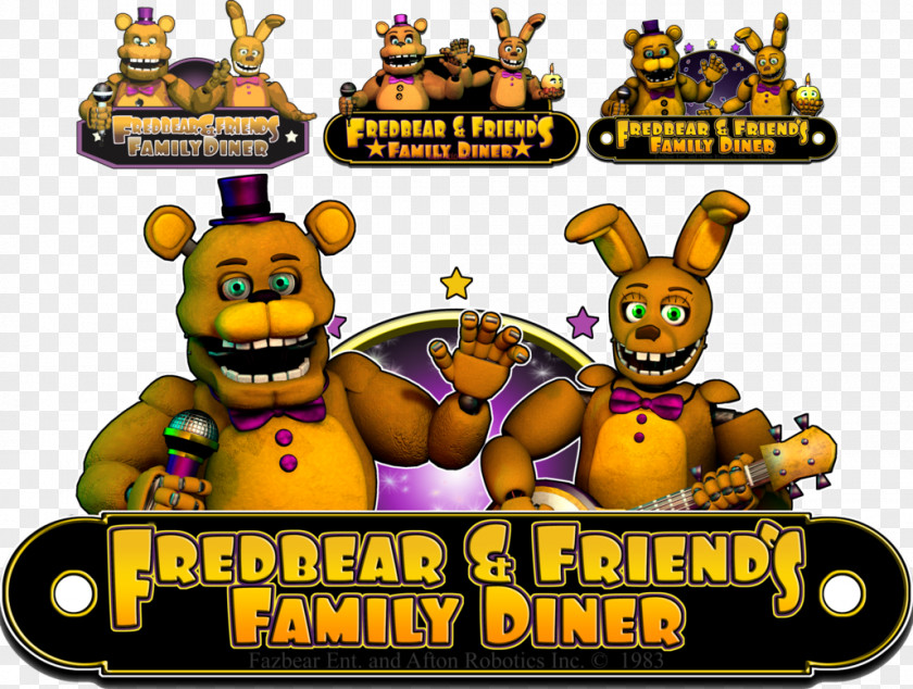 V1 Five Nights At Freddy's 3 Fredbear's Family Diner Freddy's: The Silver Eyes Logo Jump Scare PNG