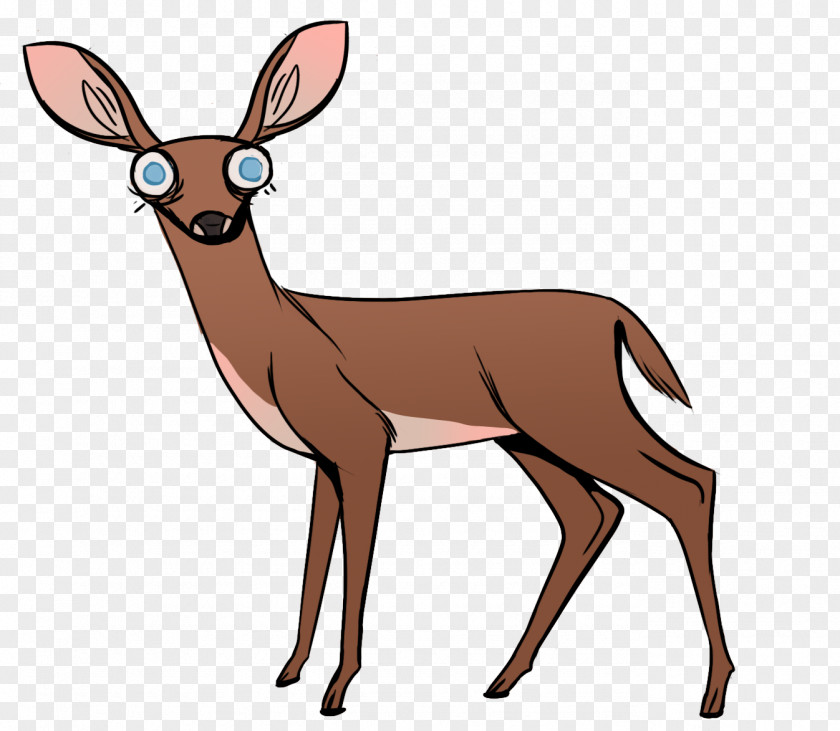 A Deer Stumbled By Stone White-tailed Elk Musk Antler PNG