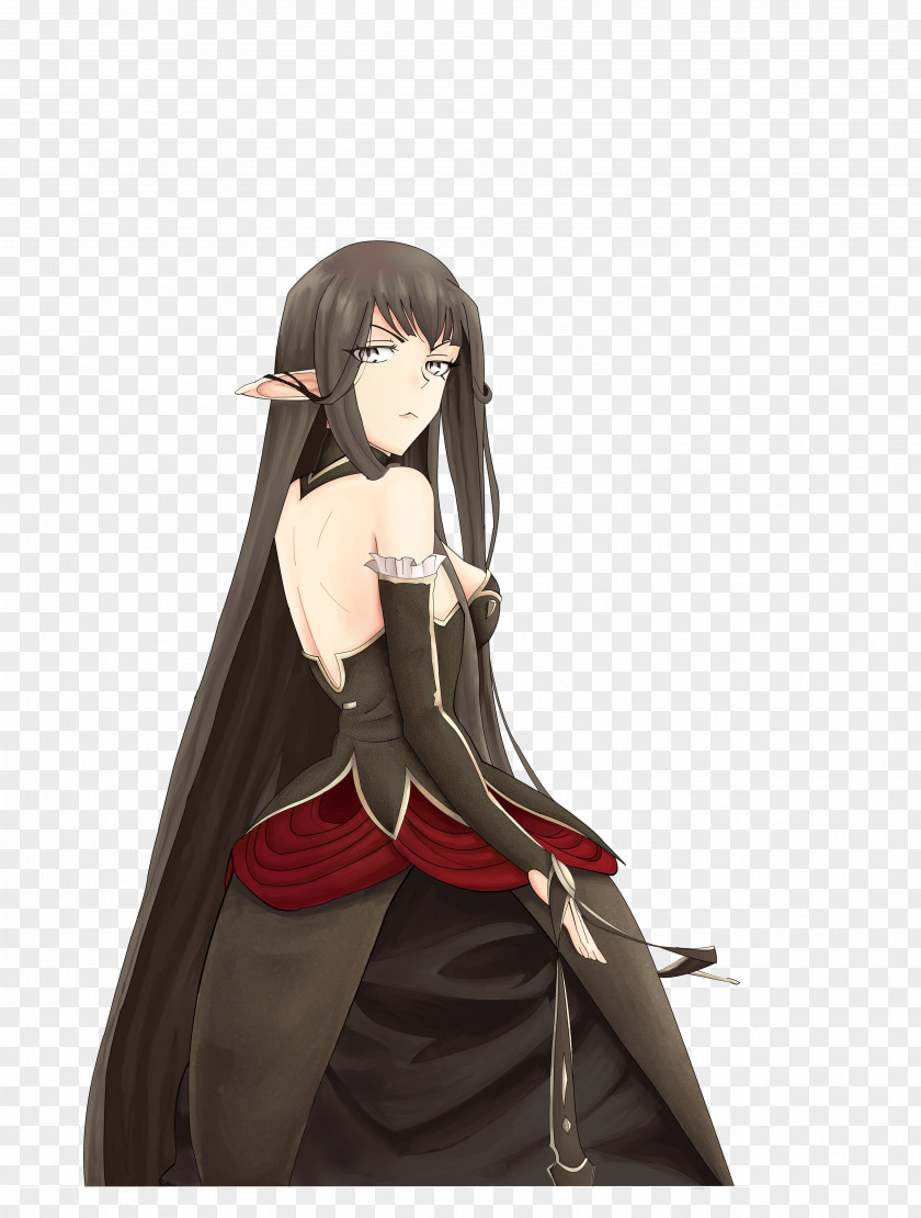 FEATHER BOA Fate/Grand Order Semiramis Pholder Fan Art Character PNG