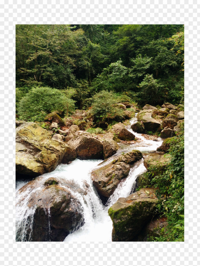 Qingcheng Mountain Waterfall Mount Gate Of Download PNG