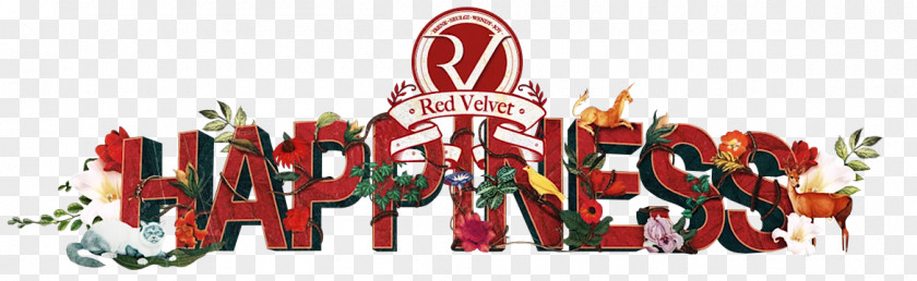 Red Velvet Happiness Logo Flavor PNG