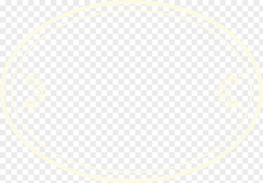Yellow Circle Frame Symmetry Angle Pattern PNG