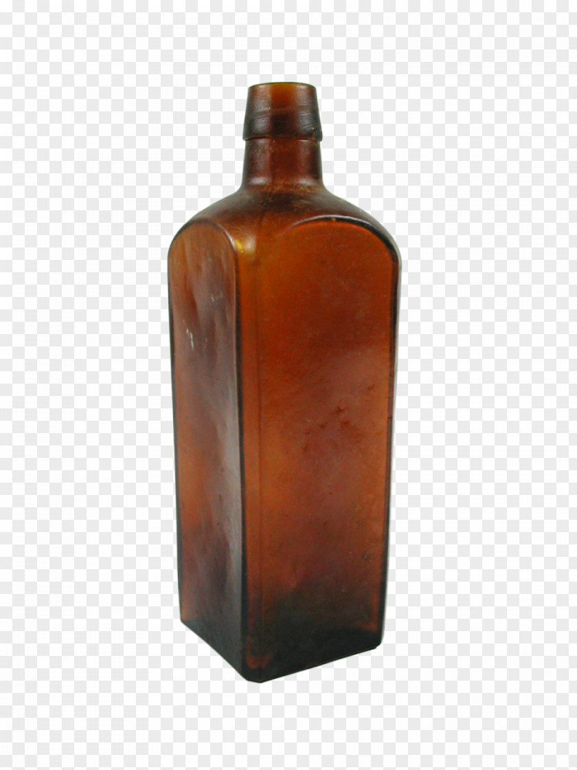 Bottle Old Fashioned Hostetter Glass Milk PNG