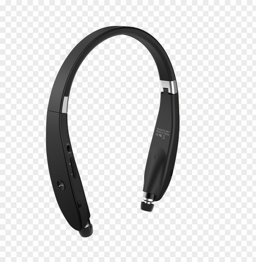 Microphone Headphones Écouteur Wireless Sweex Neckband Headset PNG