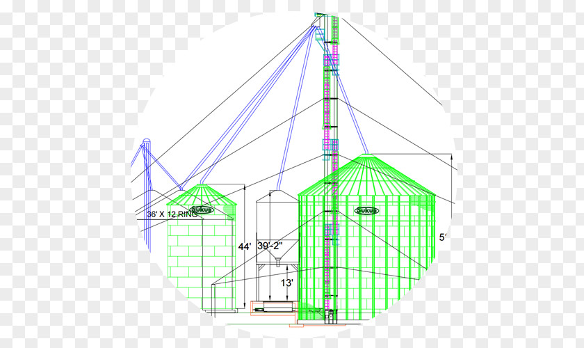 Ocron Systems Llc Horizon Ag Systems, LLC Silo Drawing Wilmington Architecture PNG
