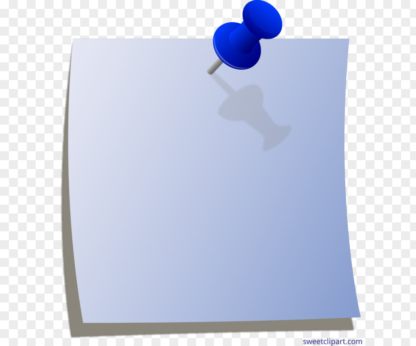 Paper Drawing Pin Post-it Note Clip Art PNG