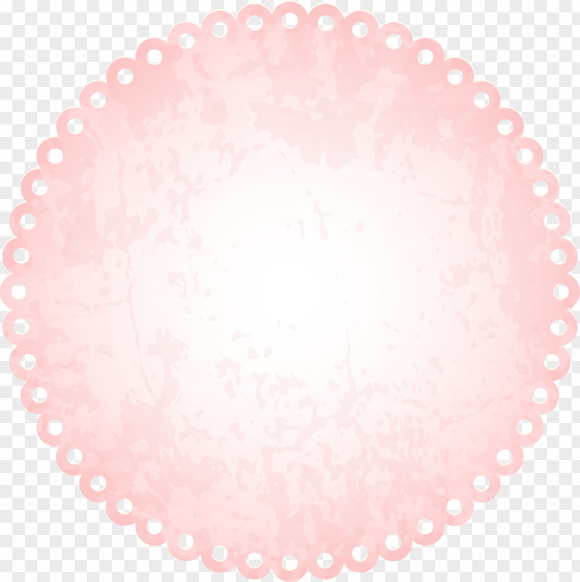 Pink Lace Circle PNG lace circle clipart PNG