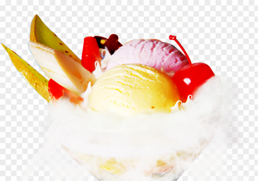 Ice Cream Sundae Gelato Frozen Yogurt PNG